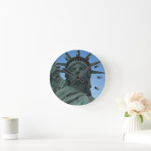 New York  Clock Statue of Liberty Wall Clock Ronde Klok (Huis)