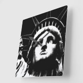 New York Clock Statue Vierkante Klok (Hoek)