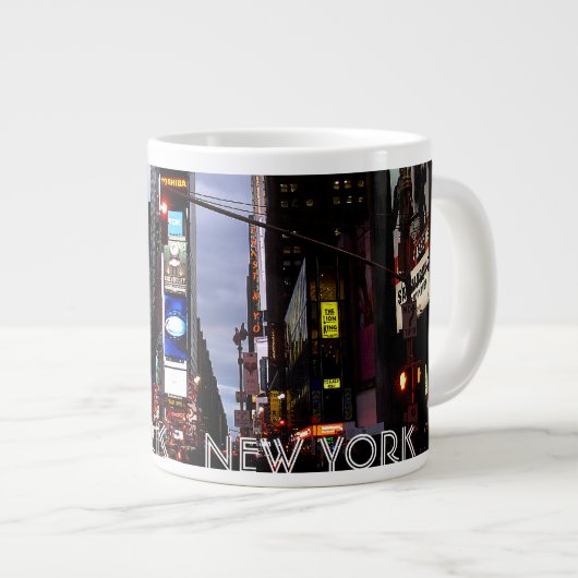 New York Coffee Cup Times Square Souvenir Mokken (Voorkant rechts)