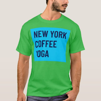 New York Coffee Yoga T-shirt