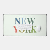 New York Colorful Text Bureaumat (Keyboard & Muis)