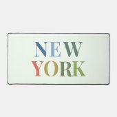 New York Colorful Text Bureaumat (Voorkant)