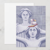 New York-conflict Feestdagenkaart (Voorkant / Achterkant)