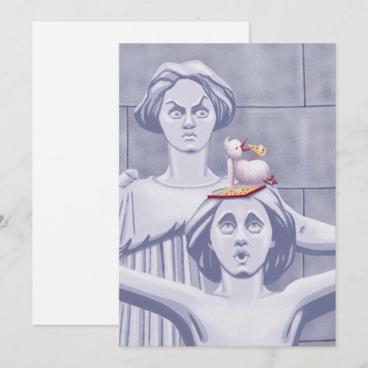 New York-conflict Feestdagenkaart (Voorkant / Achterkant)