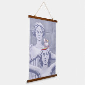 New York-conflict Hangend Wandkleed (Gebogen)