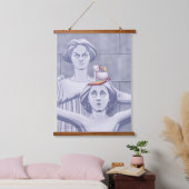 New York-conflict Hangend Wandkleed (Slaapkamer)