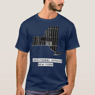 New York correctiefunctionaris Thin Grey Line T-shirt
