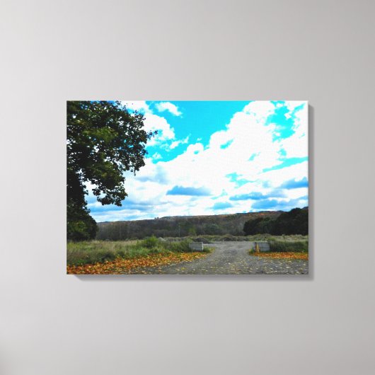 NEW YORK COUNTRY ROAD canvas Afdruk (Voorkant)