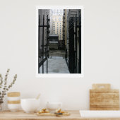 New York Courtyard Poster (Keuken)