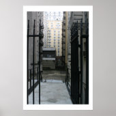 New York Courtyard Poster (Voorkant)