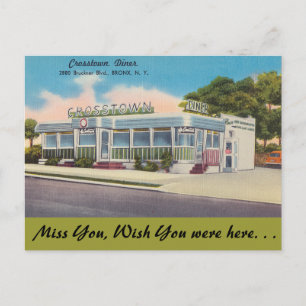 New York, Crosstown Diner, Bronx Briefkaart