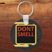 New York Crosswalk Sign Smell Sleutelhanger (Voorkant)