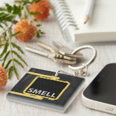 New York Crosswalk Sign Smell Sleutelhanger (Voorkant Rechts)