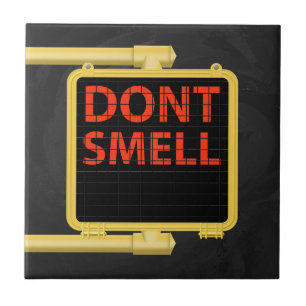 New York Crosswalk Sign Smell Tegeltje