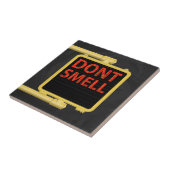 New York Crosswalk Sign Smell Tegeltje (Zijkant)