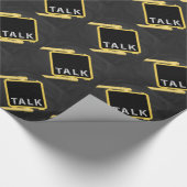 New York Crosswalk Sign Talk Cadeaupapier (Hoek)