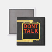 New York Crosswalk Sign Talk Magneet (Voorkant / Achterkant)