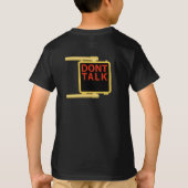 New York Crosswalk Sign Talk T-shirt (Achterkant)