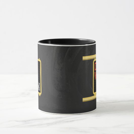 New York Crosswalk Sign Walk Mok (Midden)