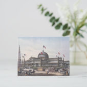 New York Crystal Palace Briefkaart (Staand voorkant)