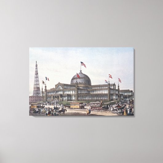 New York Crystal Palace Canvas Afdruk (Voorkant)