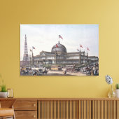New York Crystal Palace Canvas Afdruk (Insitu (Woonkamer))