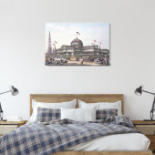 New York Crystal Palace Canvas Afdruk (Insitu (Slaapkamer))