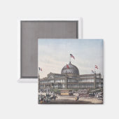 New York Crystal Palace Magneet (Voorkant / Achterkant)