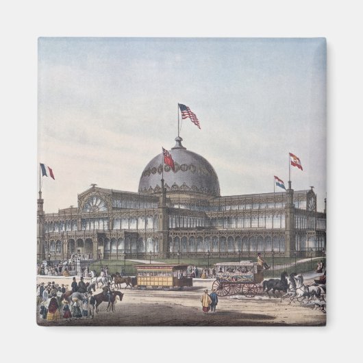 New York Crystal Palace Magneet (Voorkant)