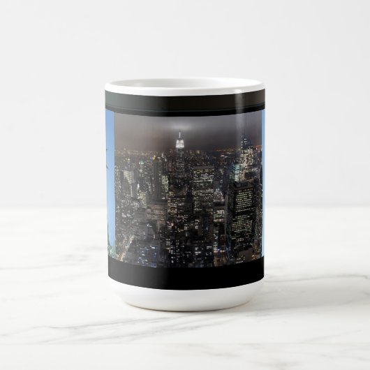 New York Cup Cityscape New York Night Mok (Midden)