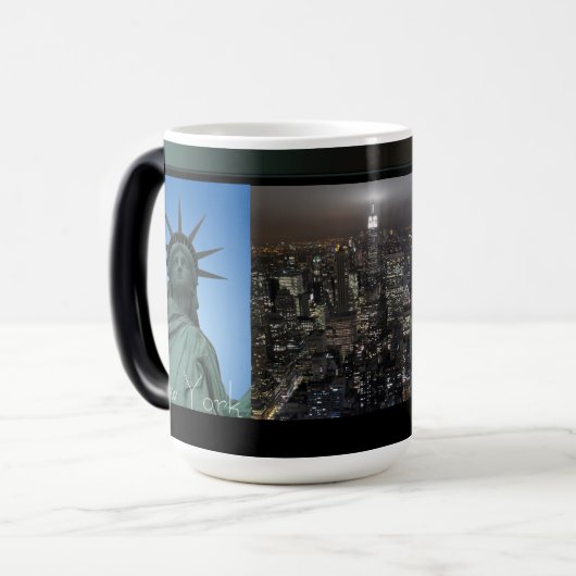 New York Cup Cityscape New York Night Mok (Voorkant links)