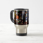 New York Cup Times Square New York Travel Mug Reisbeker (Voorkant links)