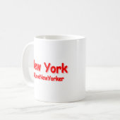 "New York" Cute Design. Bestel nu Koffiemok (Voorkant links)