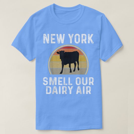 New York Dairy Farmer smokkelt onze zuivelfabriek T-shirt (Design voorkant)