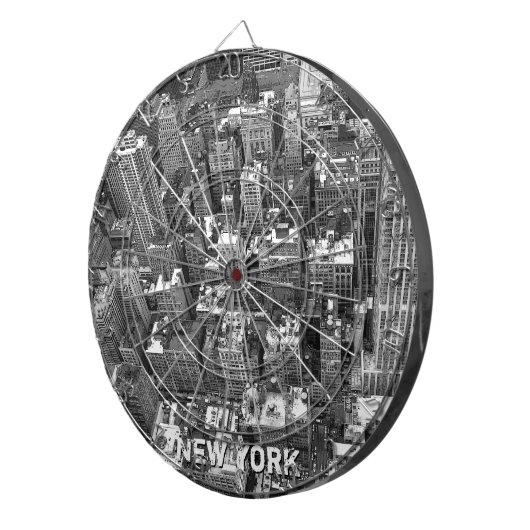 New York Dartboard New York Souvenir Dartboard Dartbord (Voorkant Rechts)