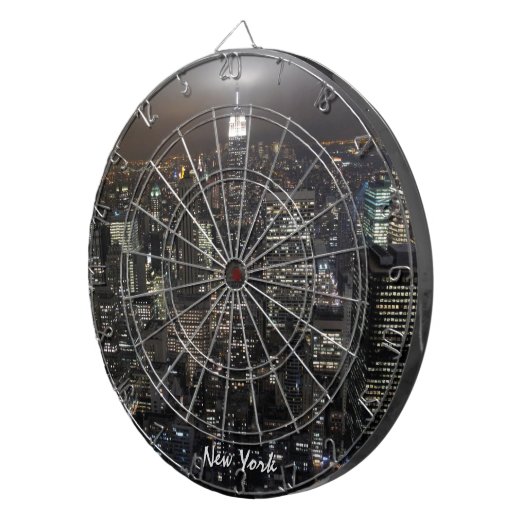 New York Dartboard New York Souvenir Dartboard Dartbord (Voorkant Rechts)
