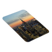 New York dawn skyline Magneet (Rechterzijde)