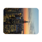 New York dawn skyline Magneet (Horizontaal)
