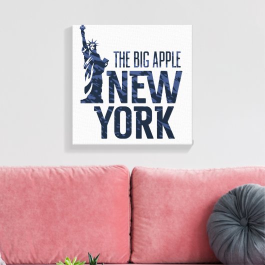 New York | De Big Apple Canvas Afdruk (Insitu (Woonkamer))