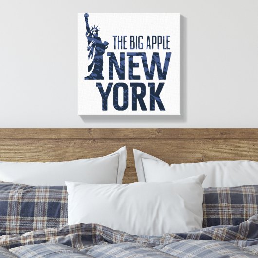 New York | De Big Apple Canvas Afdruk (Insitu (Slaapkamer))