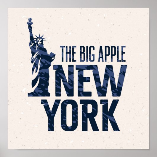 New York | De Big Apple Poster (Voorkant)