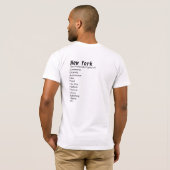 New York: De hoofdstad van de wereld T-shirt (Achterkant volledig)