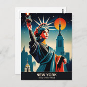 New York: De staat van de natuurlijke schoonheid Briefkaart (Voorkant / Achterkant)