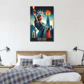 New York: De staat van de natuurlijke schoonheid Canvas Afdruk (Insitu (Slaapkamer))