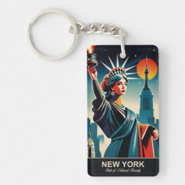 New York: De staat van de natuurlijke schoonheid Sleutelhanger