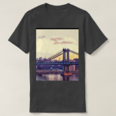 New York De stad die nooit grafisch slaapt T-shirt (Design voorkant)