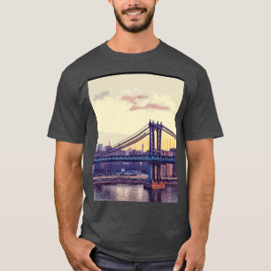New York De stad die nooit grafisch slaapt T-shirt