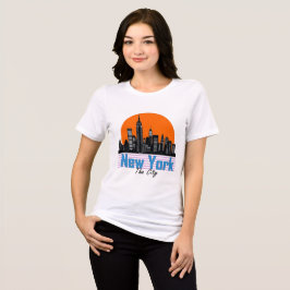 New York - De stad Tri-Blend Shirt