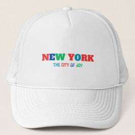 New York, de stad van de vreugde Trucker Pet
