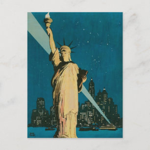 New York: De Wonder City of the World Poster Briefkaart
